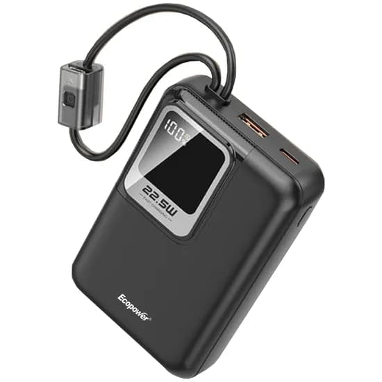 Carregador Portátil Ecopower EP-C883 12000MAH - Preto
