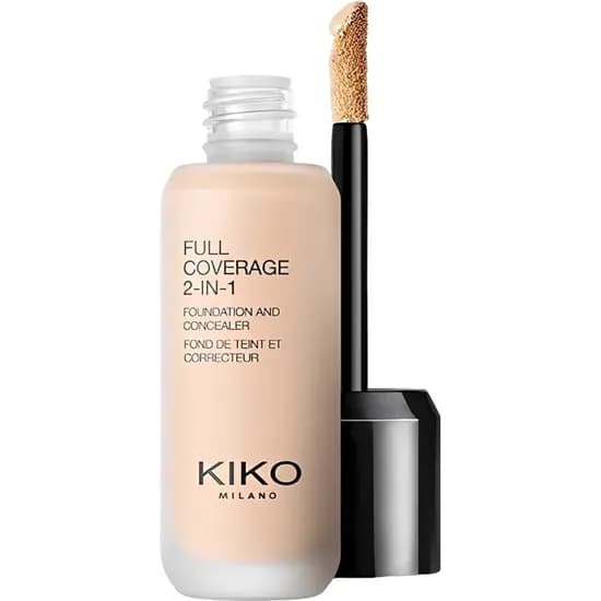 Base e Corretivo Líquido Kiko Milano Full Coverage 2 Em 1 - WR01 25ML