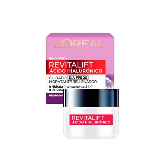 Loreal Revitalift A.Hialuronico Dia 20+FPS