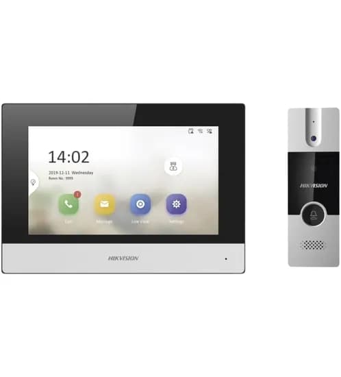 Hikvision Kit Interfone Hibrido com Video DS-KIS302-P