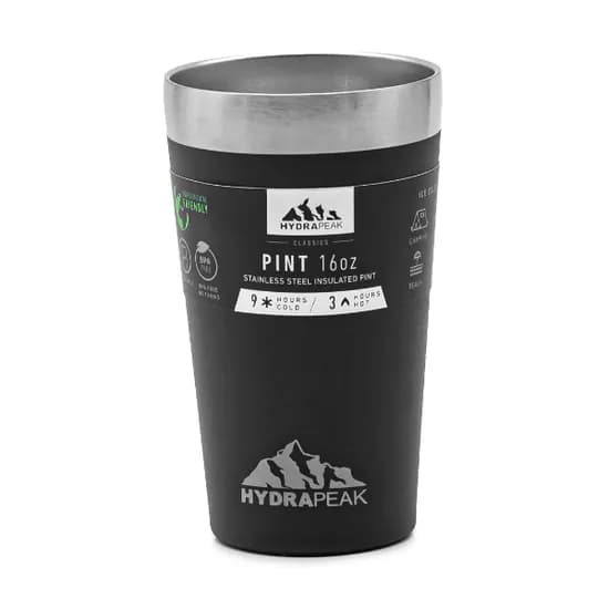 Copo Térmico Hydrapeak HP-PINT-16 com 473ML - Preto