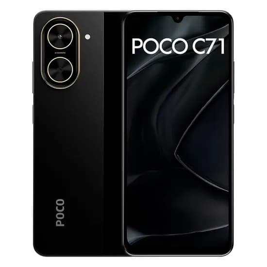 Smartphone Xiaomi Poco C71 Global 128GB 4GB Ram Dual Sim Tela 6.88" - Preto (Lacre Pequeno)