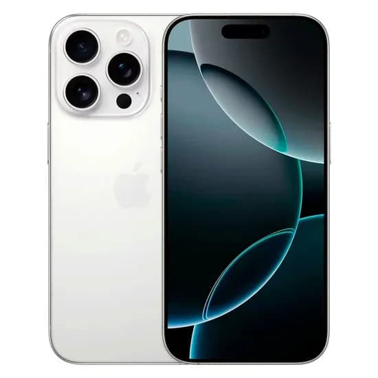 Apple iPhone 16 Pro A3083 LL/A 1TB Esim Tela 6.3" - Branco Titânio