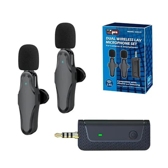 Microfone Vidpro Dual WM 35 USB-C