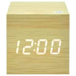 Relógio Despertador de Mesa Satellite AC-T32 - Bamboo