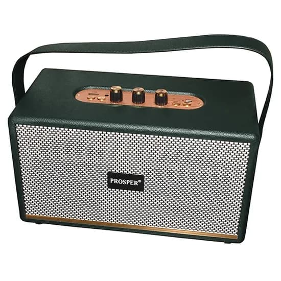 Speaker Prosper MK-324 / 60W com Bluetooth / Auxiliar / Micro SD - Verde