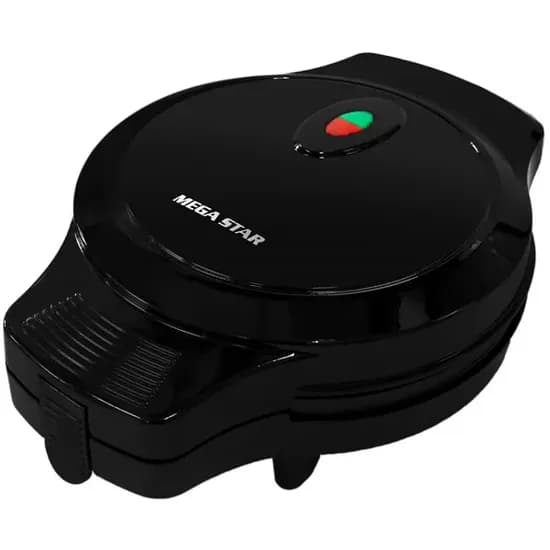 Máquina de Waffles Megastar TX804 2 Em 1 750 Watts 220V ~ 50/60HZ - Preto