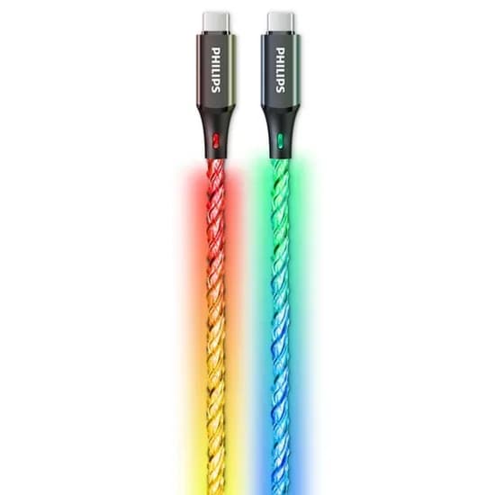 Cabo USB-C Philips Party Cable DLC5130C RGB - 1 Metro
