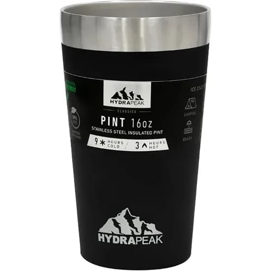 Copo Térmico Hydrapeak HP-PINT-16-Black 473ML - Preto
