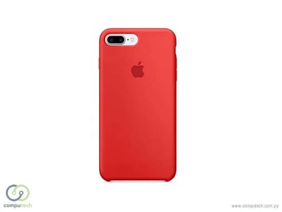 Case iPhone 7 Plus Silicone Vermelho