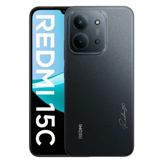 Smartphone Xiaomi Redmi 15C Global 128GB 4GB Ram Dual Sim Tela 6.9" - Preto (Lacre Pequeno)
