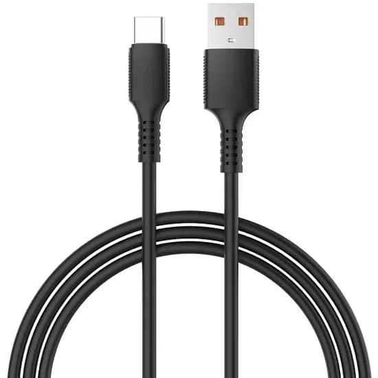 Cabo USB-C Megastar CH014N 1 Metro - Preto