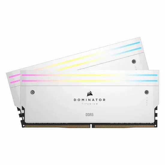 Memória Ram Corsair Dominator Titanium RGB 32GB (2X16GB) DDR5 6000MHZ - CMP32GX5M2B6000Z30W