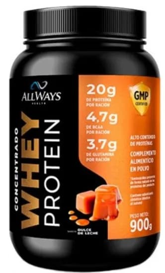 Supl Allways Whey Protein 900GR Dulce de Leche