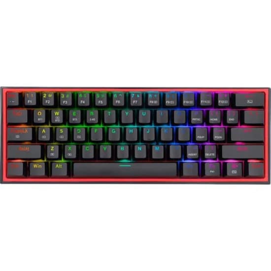 Teclado USB Redragon Fizz Pro K616 RGB Preto Inglês