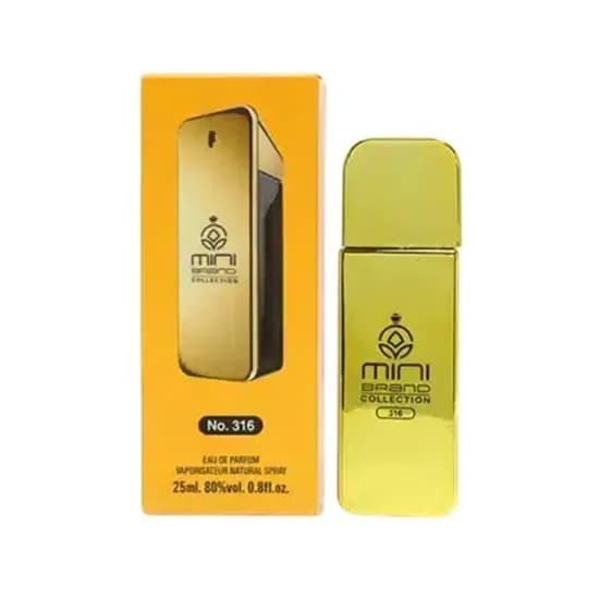 Mini Brand Collection No.316 Edp 25ML / 1 Million Paco Rabanne
