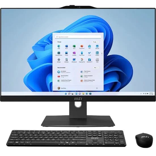 Desktop All In One MSI AM242TP 1M-839US 23.8" Intel Core 7 150U 16 GB DDR5 1 TB SSD + 1 TB HDD - Preto