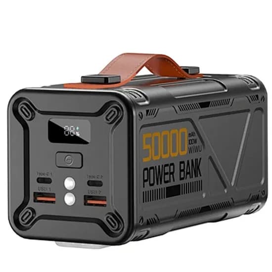 Carregador Portátil Wiwu WI-P029 50000MAH - Preto