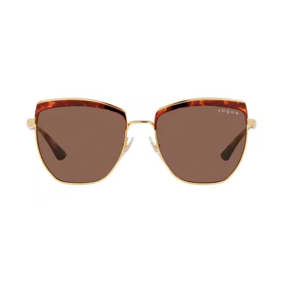 Óculos Feminino Vogue VO4234S *507873 #54 Cat Eye Marrom