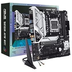 Placa Mãe Asus B650M-Ayw Wi-Fi Socket AM5 / DDR5