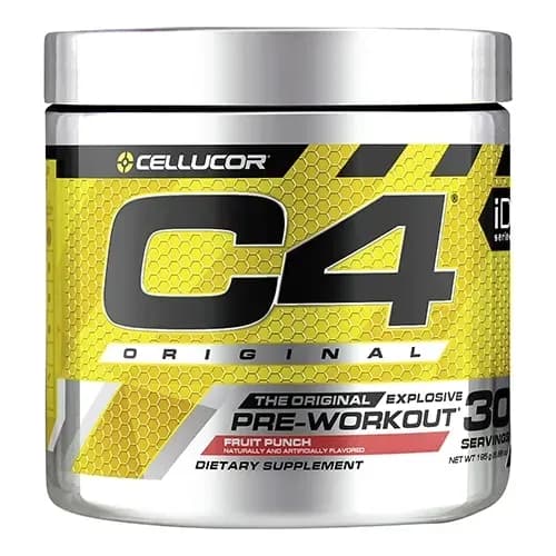 Pré-Treino C4 Cellucor Fruit Punch 30 Porções