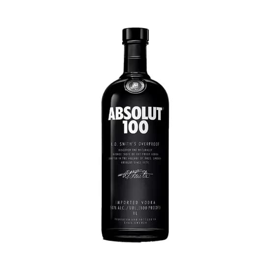 Vodka Absolut 100 Black 1 Litro