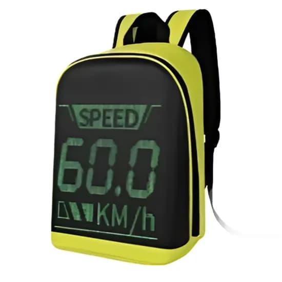 Mochila para Notebook Sate A-KP6010 LED Bluetooth - Amarelo/Preto