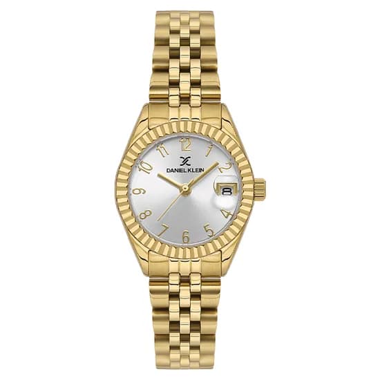 Relogio Analogico Feminino Daniel Klein DK.1.13969-2 Premium Lady / Pulseira de Aço Inoxidável - Dourado