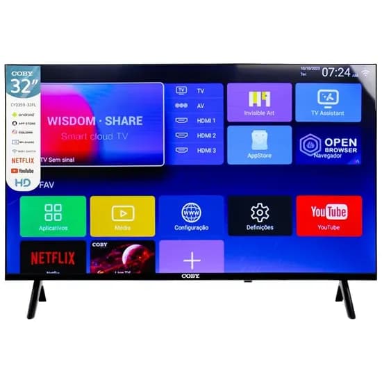 Coby TV Smart 32" LED CY3359-32ISDBT HD Android