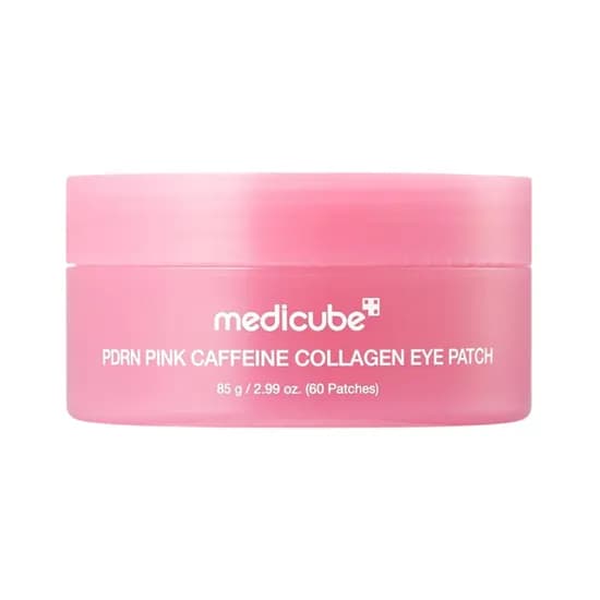 Parches para Contorno de Ojos Medicube PDRN Pink Caffeine Collagen 60 Piezas