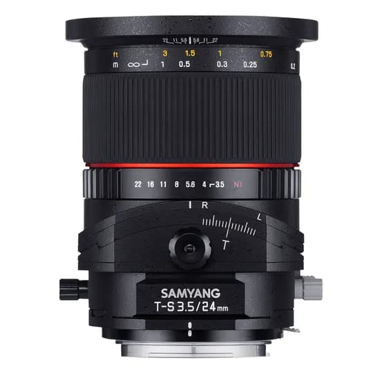 Lente Samyang Canon MF DSLR 24MM F3.5 Tilt-Shift