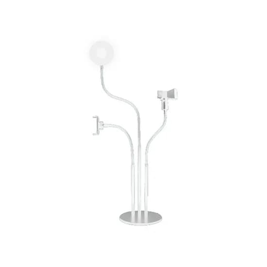 Ring Light Xo BGD006 3,5" (Suporte Microfone) - Branco