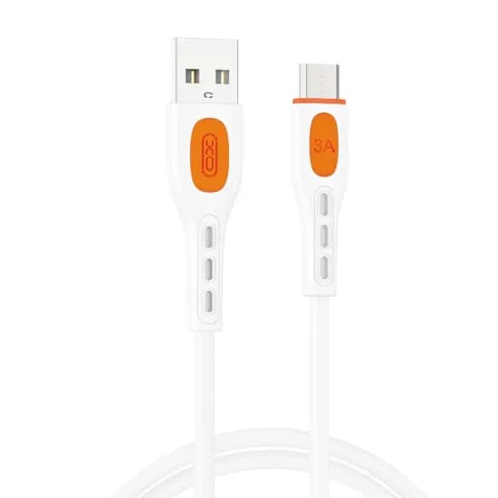 Cabo Xo NB280 Type-C/USB-A 3A/1M - Branco