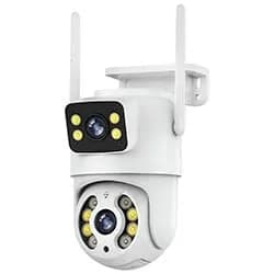 Câmera de Segurança Mannatech SWD2154-Q31 Smart Indoor / Wi-Fi - Preto / Branco