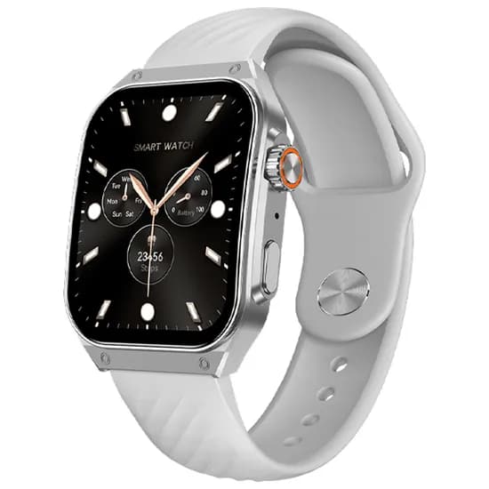 Relógio Smart FTX AM15-SVW 51MM - Prata/Cinza