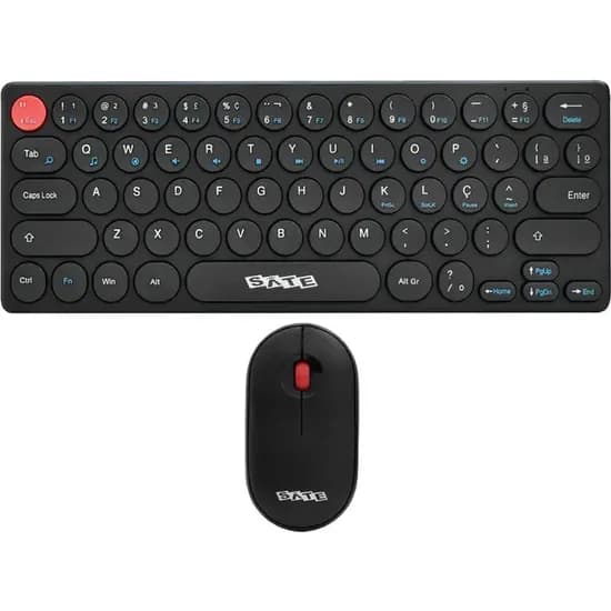 Satellite Teclado + Mouse AK-6011G Wireless 2.4GHZ Portugues Negro
