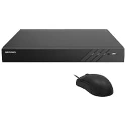 CCTV de Vigilância NVR Hikvision DS-7616NI-Q2/ 16P(e) Embedded NVR 7600S 16CH / Uhd 4K / HDMI / VGA / USB - Preto + Mouse