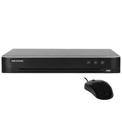 CCTV de Vigilância DVR Hikvision IDS-7208HQHI-M1/ XT Turbo HD Pro 8CH / HDMI / VGA / USB / Lan - Preto + Mouse