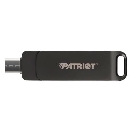 Pendrive Patriot Rage R500 256GB USB-C/USB 3.2 - Preto PE256GR550DSAD