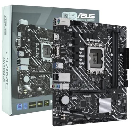 Placa Mãe Intel 1700 Asus H610M-D Prime DDR5 Micro-ATX