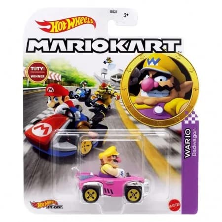 Car Hot Wheels Mario Kart Floor Stand Wario 8381