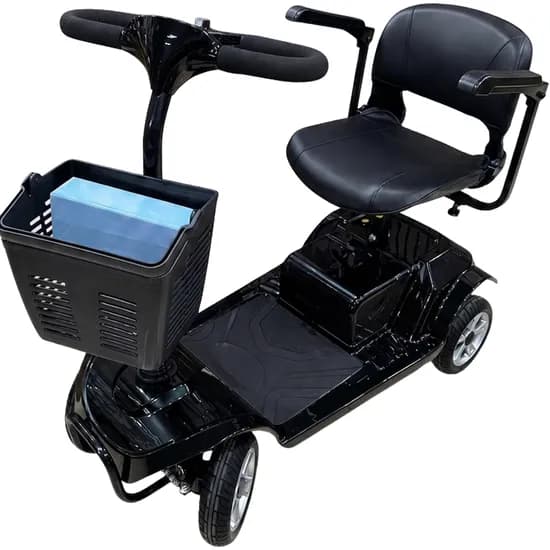 Scooter Elétrico de Mobilidade com 4 Rodas - para Adulto - 250W - Preto