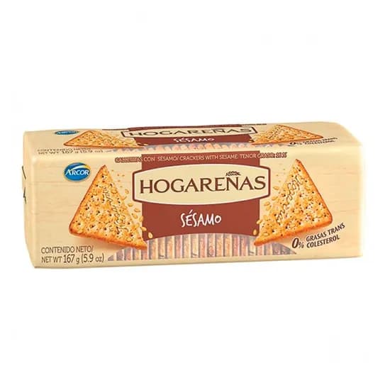 Biscoito Arcor Hogareñas Gergelim 167G