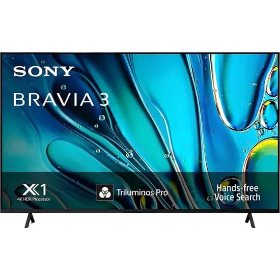 Televisor Smart LED Sony Bravia 3 K-65S30 (2024) 65" 4K HDR Google TV Wifi - Preto