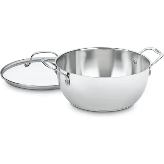 Panela com Tampa Cuisinart 755-26GD Multiuso Chef's Classic Inoxidável 5L - Prata