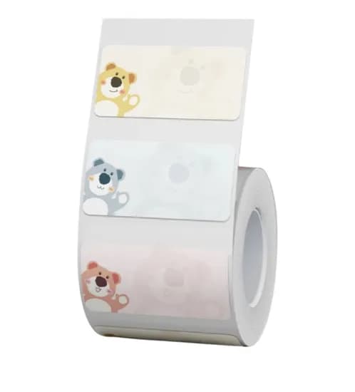 Imp. Niimbot Etiqueta Termica B1/B21 T40*20MM-320 Cute Bear