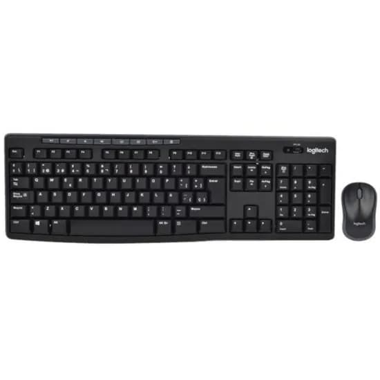 Tec. USB Logitech MK270 c/Mouse s/fio Espanhol