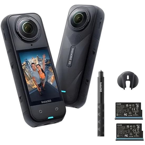 Câmera de Ação INSTA360 X5 Starter Bundle 8K - Preto (CINSAAHA-X534)