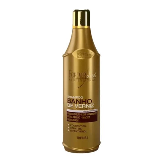 Shampoo Forever Liss Banho de Verniz Garrafa 500ML