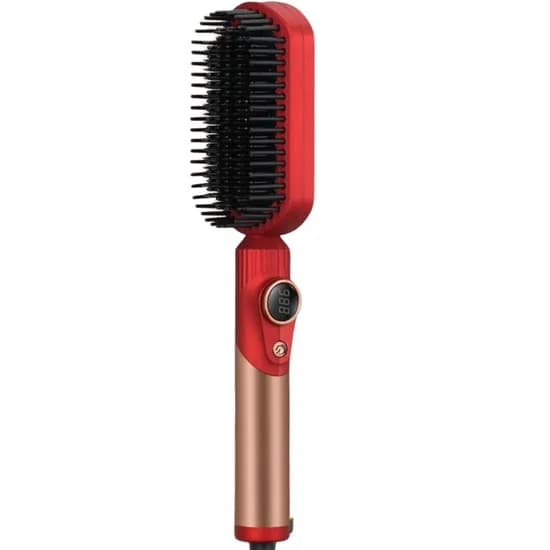 Escova Alisadora Enzo EN-4002 65W 2V - Red